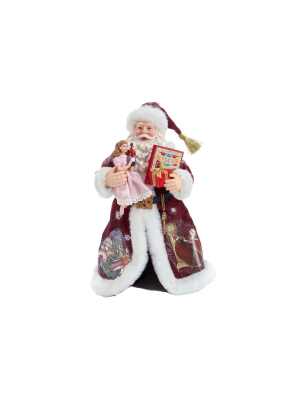 Kurt Adler 11.5" Fabriche Musical Nutcracker Suite Santa