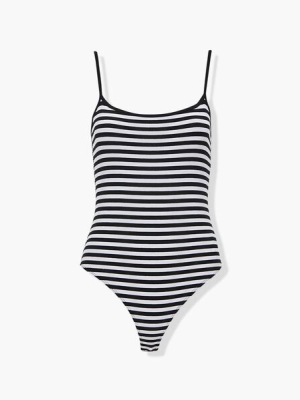 Striped Cami Bodysuit