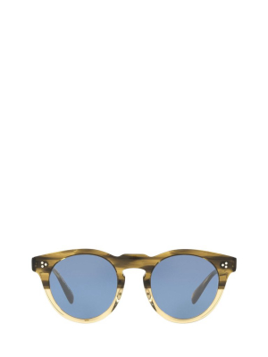 Oliver Peoples Round Frame Sunglasses