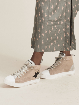 High Top Trainers | Camel