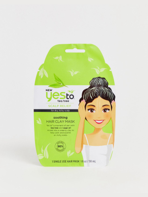 Yes To Tea Tree Soothing Clay Hair Mask Single Use