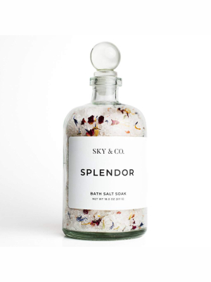 18oz Splendor - Bath Salt Soak (instore Pickup Only)