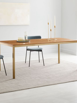 Frame Dining Table - Caramel