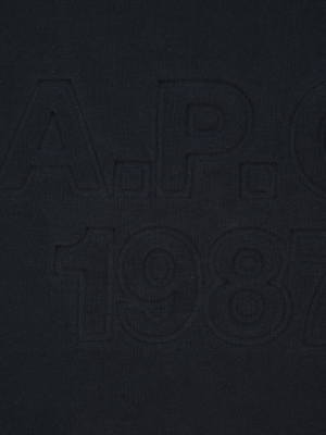 A.p.c Logo Embossed T-shirt