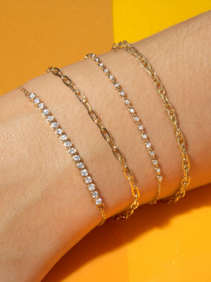 Dainty Rally Tennis Bracelet