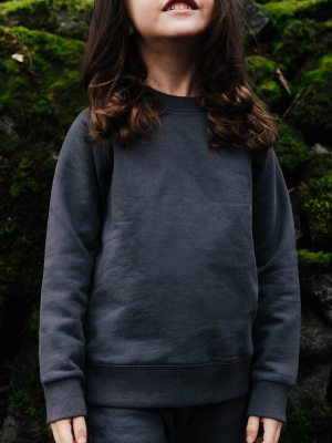 Noble Organic Sweatshirt In Charcoal