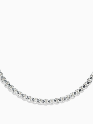 Effy Men's Sterling Silver 21" Box Chain Necklace