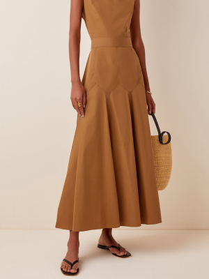 Aria Cotton Maxi Skirt