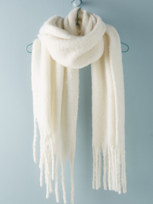 Bonnie Fringed Wrap Scarf