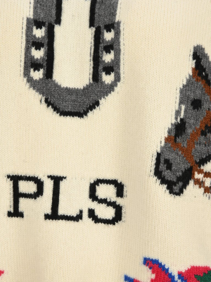 Philosophy Di Lorenzo Serafini Graphic Intarsia Jumper