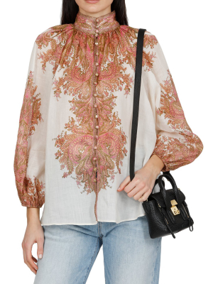 Zimmermann Brighton Paisley Blouse