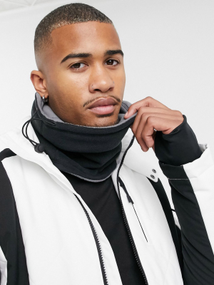 Asos 4505 Neck Warmer In Fleece