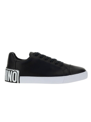 Moschino Rear Logo Lace-up Sneakers