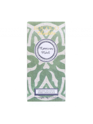 Rococo Chocolates Bee Bar Dark Moroccan Mint 20g