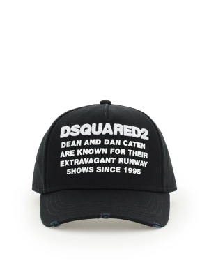 Dsquared2 Text Printed Baseball Cap