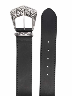 Etro Engraved Buckle Belt