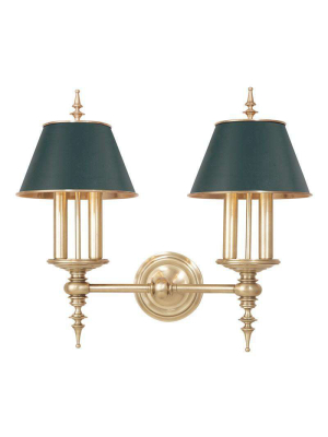 Cheshire 4 Light Wall Sconce Aged Brass