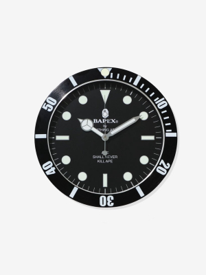 Bape Bapex Wall Clock - Black
