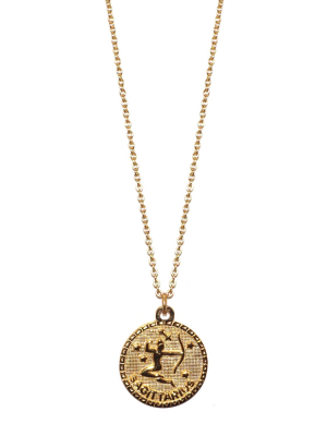 Sterling Sagittarius Zodiac Necklace