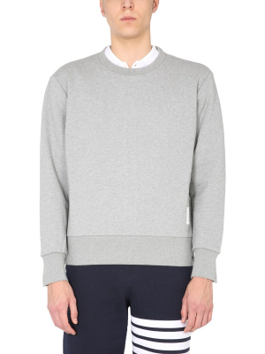 Thom Browne Rwb Stripe Crewneck Sweatshirt