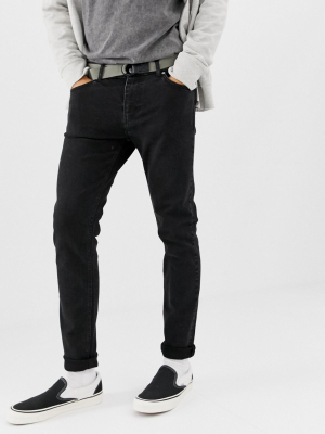 Weekday Friday Slim Jeans Tuned Black