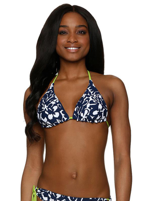 Reversible String Bikini Top-palm Beach