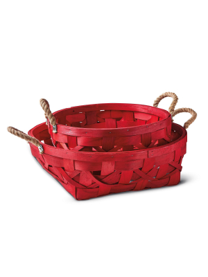 Tag Hudson Round Basket Set Of 2