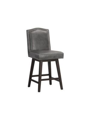 Maison Swivel Counter Stool - Overcast Grey