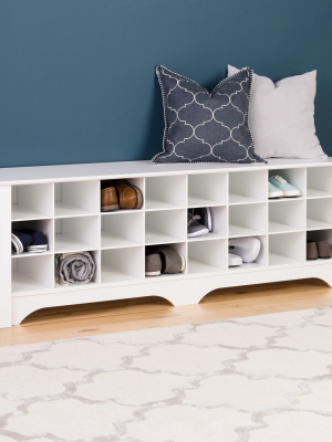 60" Shoe Cubby Bench - Prepac