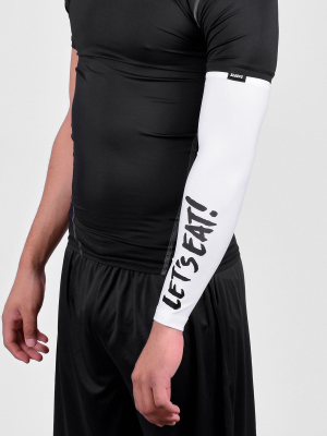 Let's Eat White Arm Sleeve