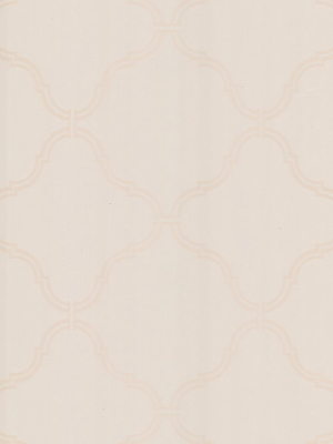 Estate Moroccan Grate Wallpaper In Pearl By Brewster Home Fashions