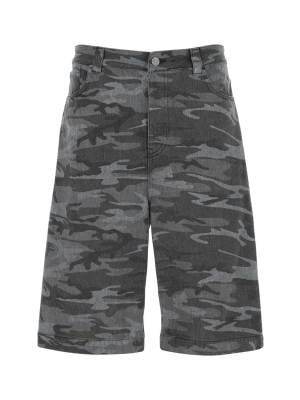 Balenciaga Skater Camouflage Shorts