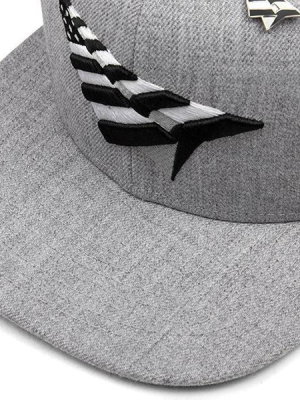 Paper Planes The Crown Grey Boy 59 Fifty Fitted - Heather Grey