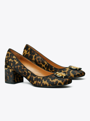 Multi-logo Leopard Pump