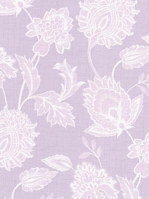 Danfi Lilac Jacobean Wallpaper From The Savor Collection By Brewster Home Fashions