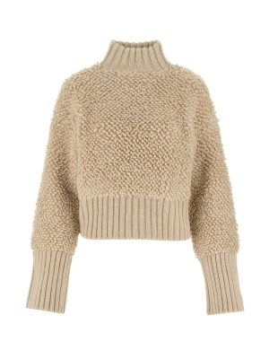 The Attico High-neck Knitted Jumper