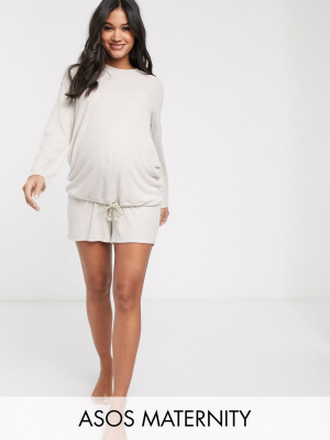 Asos Design Maternity Mix & Match Lounge Super Soft Short