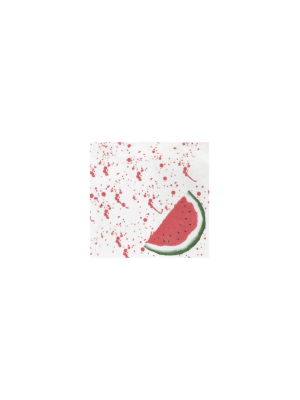 Vietri Papersoft Cocktail Napkins - Watermelon