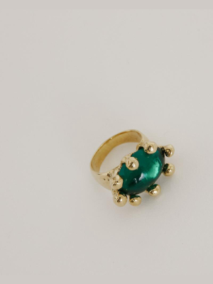 Diva Ring In Emerald