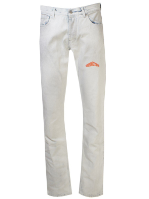 Heron Preston Printed Motif Jeans