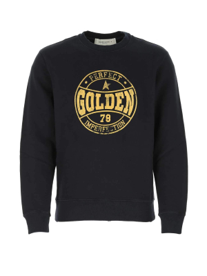 Golden Goose Deluxe Brand Logo Printed Crewneck Sweatshirt