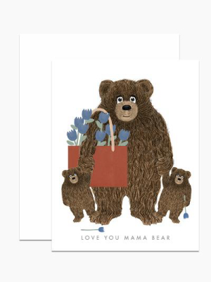 Mama Bear Love Card - Dh7