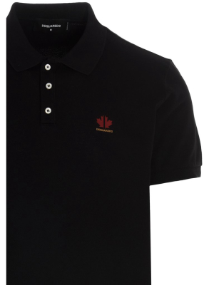 Dsquared2 Logo Print Polo Shirt