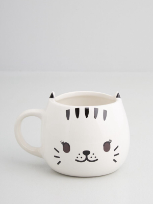 Hide-and-seek Kitty Heat-changing Ceramic Mug