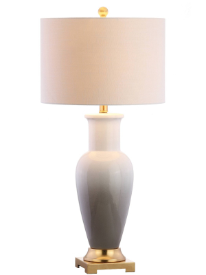 31.5" Ceramic Dip Dye Table Lamp (includes Energy Efficient Light Bulb) - Jonathan Y