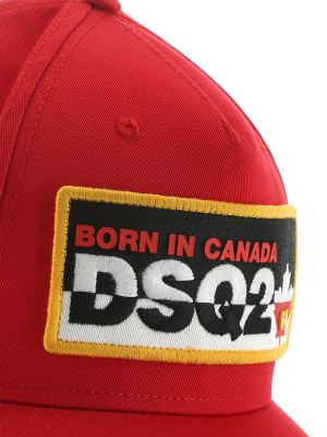 Dsquared2 Logo Embroidered Baseball Cap