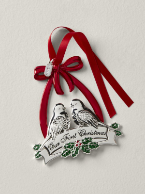 2021 Our 1st Christmas Together Dove Ornament