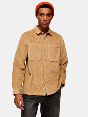 Stone Corduroy Overshirt