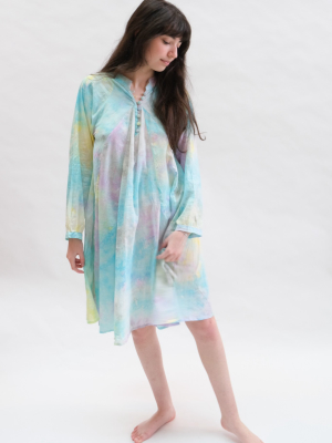 Fiore Short Dress In Rainbow Cloud By Natalie Martin