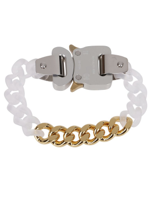 1017 Alyx 9sm Two-tone Chained Bracelet